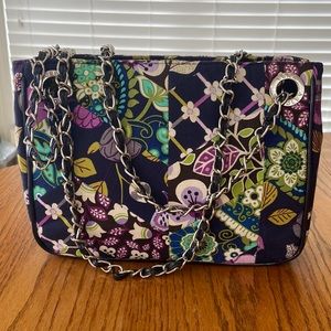 Vera Bradley crossbody chain snap close purse.
